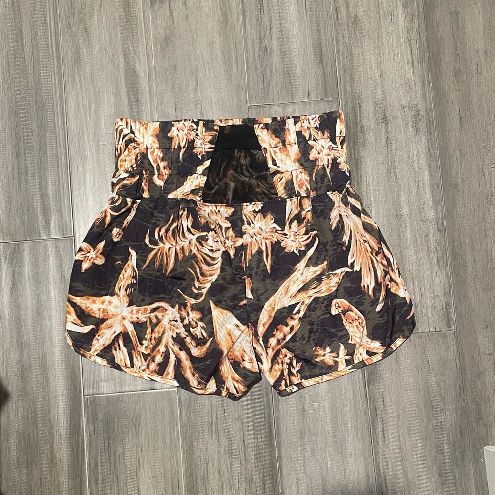 FP Movement by Free People High Waist The Way Home Floral Print Shorts